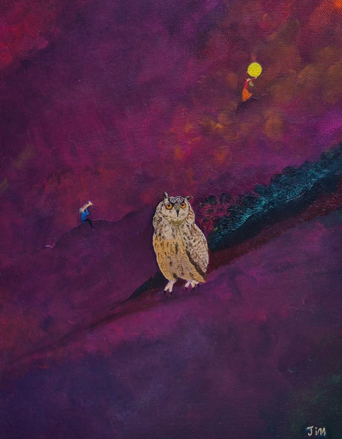 The Full Moon and the Owl