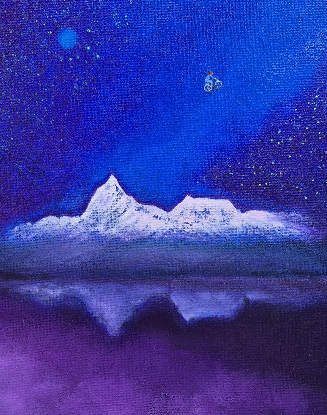 Machapuchare at Night