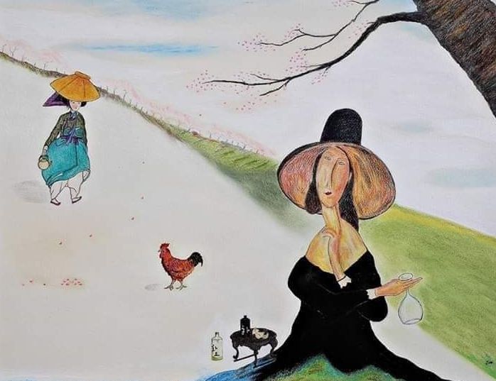 Woman and Wine